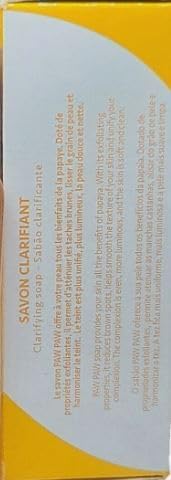 Barre savon Paw Paw 180 g avec papaye et vitamine E, pratique et hydratante.