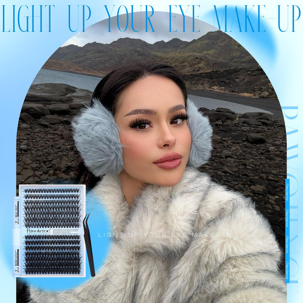 Pawotence at home lash extension kit enables salon like results.