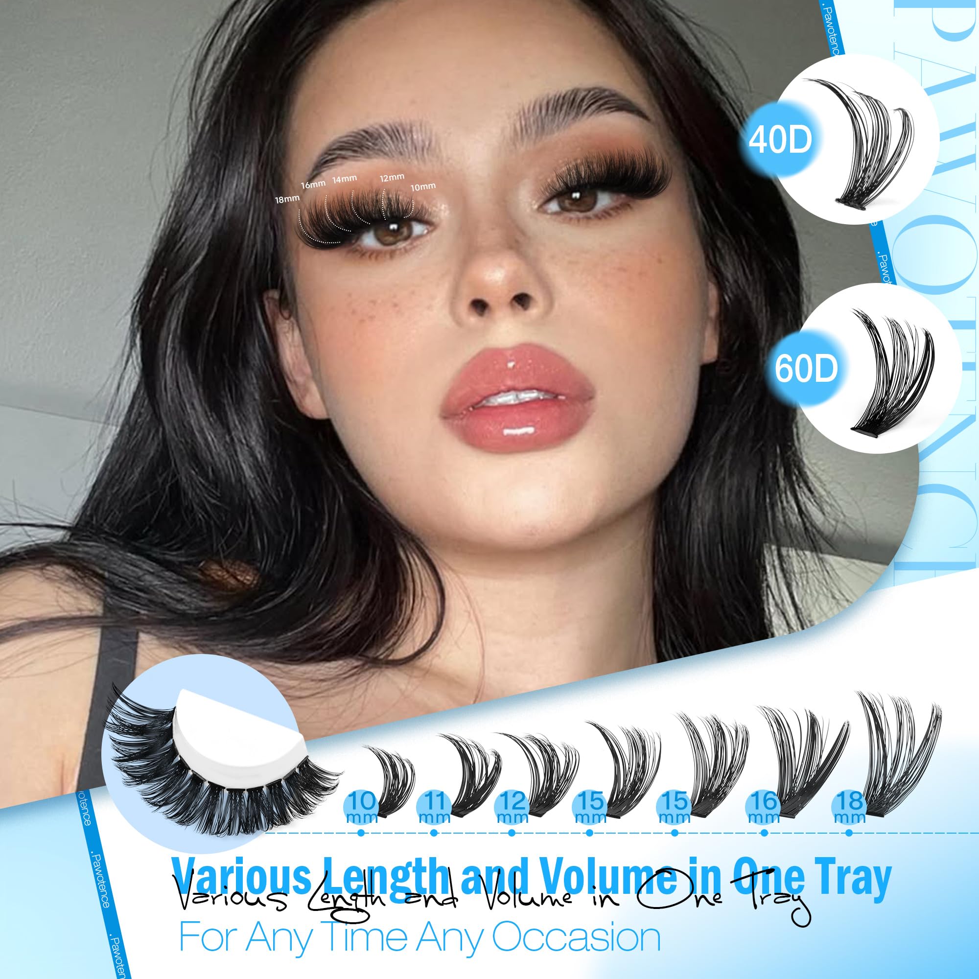 Pawotence lash applicator tweezers for precise at home placement.