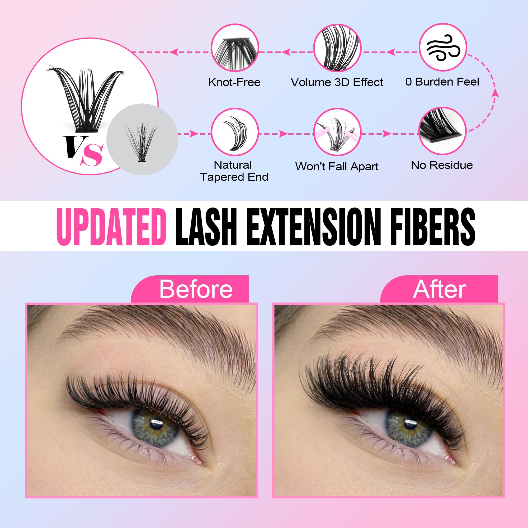 Pawotence Lash Applicator Tweezers for precise at-home application