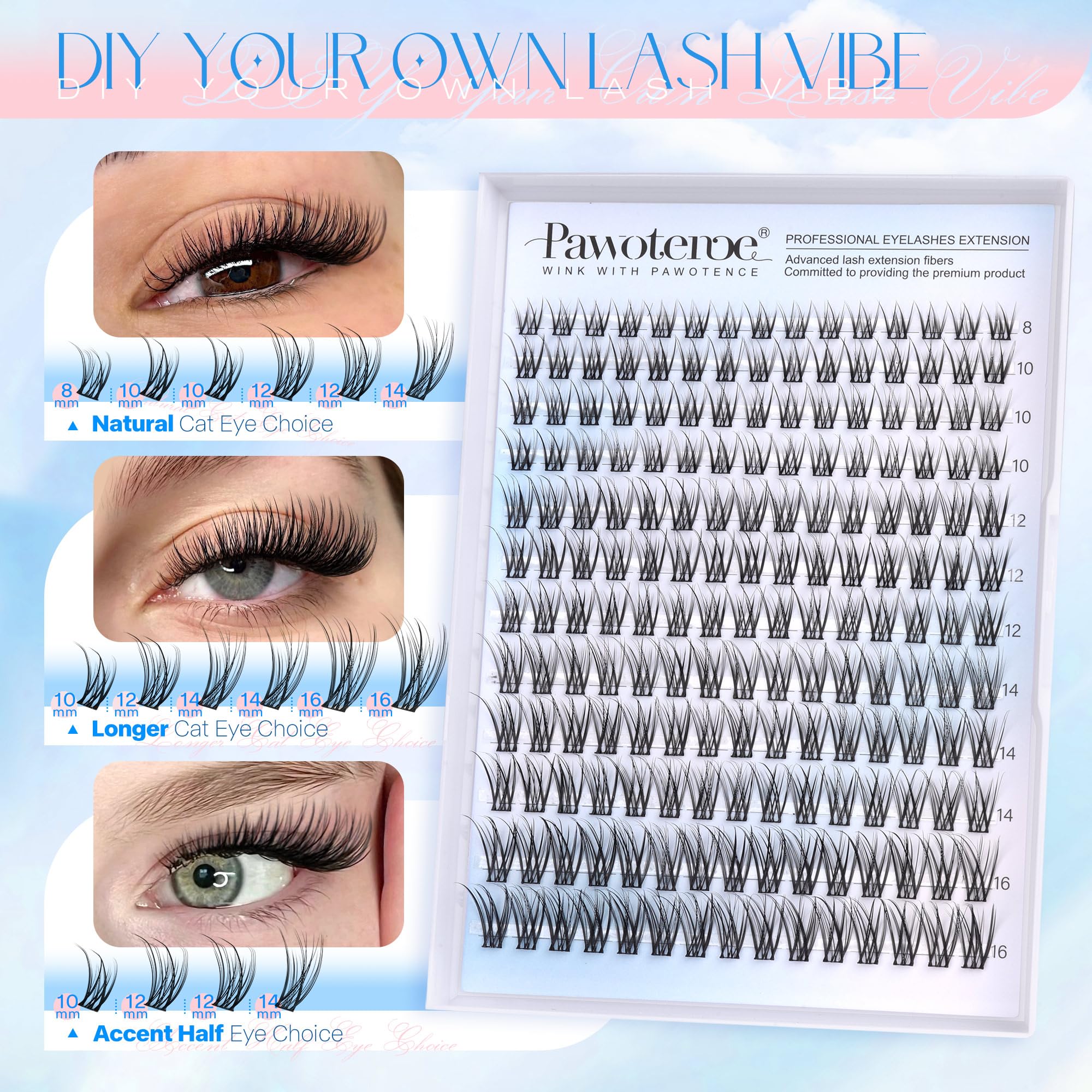 Pawotence lash bond and seal keeps clusters secure and easy to remove