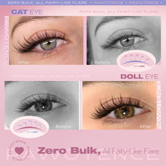 Pawotence Natural Lash Clusters offer wispy volume for defined eyes.