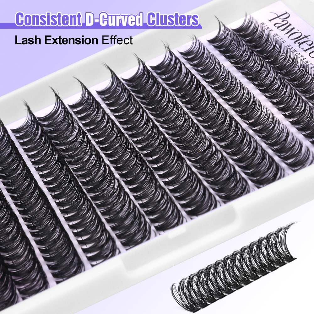 Pawotence lash tweezers help steady cluster placement