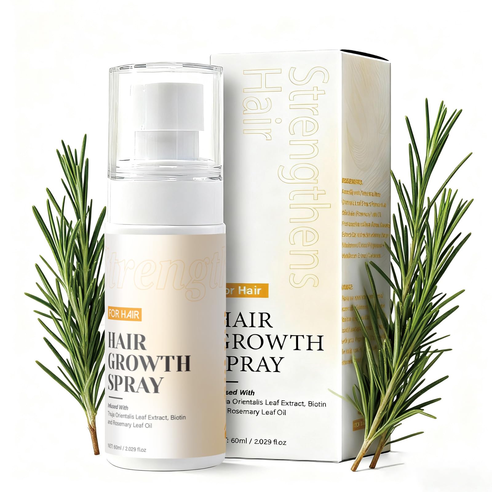 PBZPBZ Hair Growth Spray 60ml bottle for on-the-go scalp care
