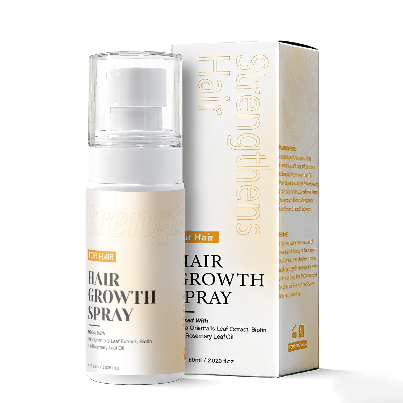 PBZPBZ Hair Growth Spray travel-friendly 60ml bottle