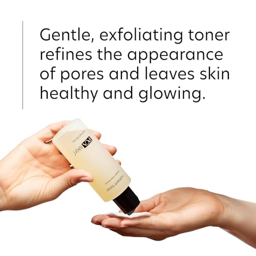 PCA SKIN Nutrient Toner on a cotton pad refines pores and nourishes skin.