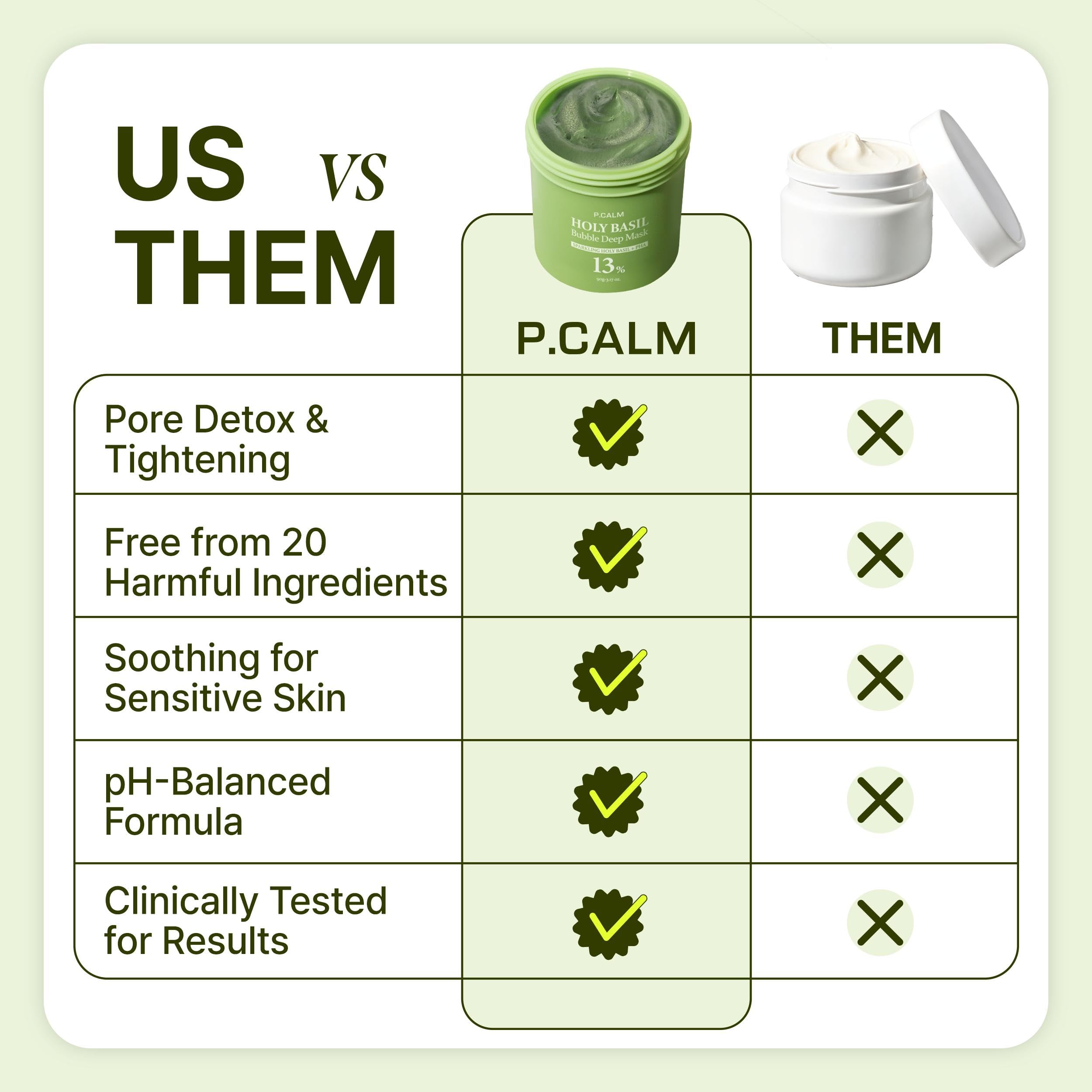 At-home spa scene featuring P.CALM Bubble Deep Mask experience.