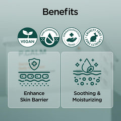 P.CALM Barrier Cycle Sheet Mask Lyocell fabric close-up highlighting breathability.