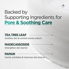 P.CALM Barrier Cycle Toner Pad centella asiatica ingredient focus for soothing care.