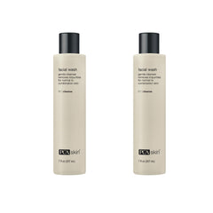 PCA SKIN Gentle Foaming Face Wash bottle front view for a hydrating daily cleanse.