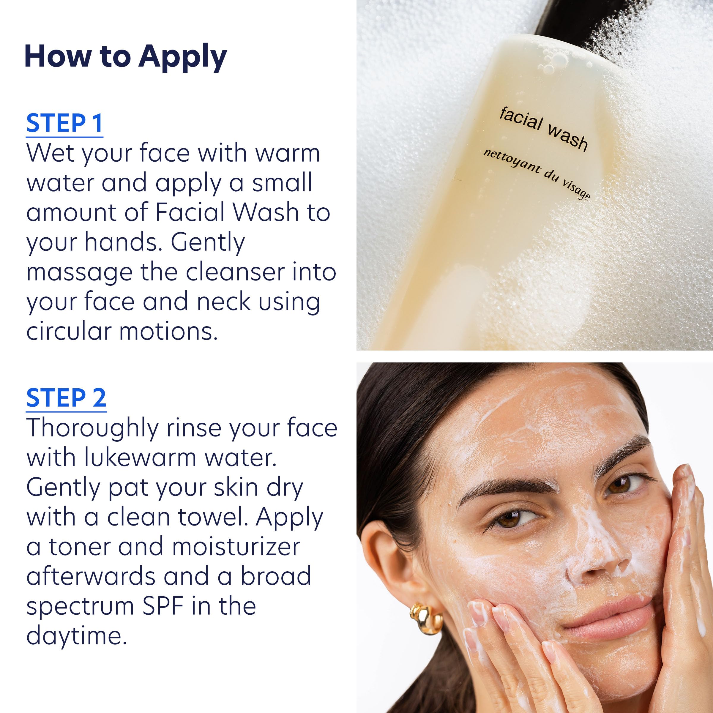PCA SKIN Gentle Foaming Face Wash dual-pack display showing value and convenience.