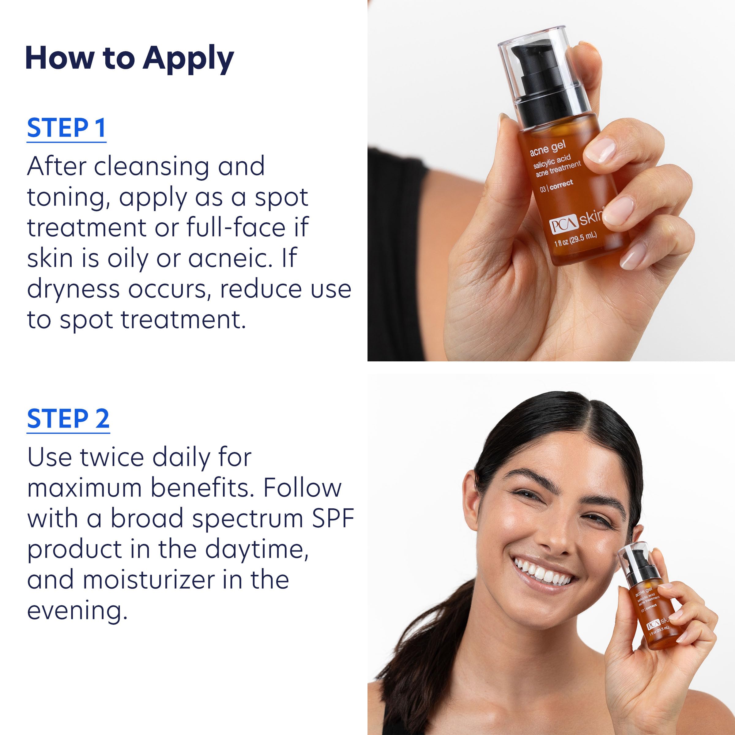 PCA SKIN Mandelic acid exfoliation softens texture and gently unclogs pores.