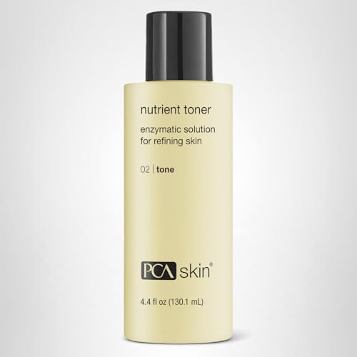PCA SKIN Nutrient Face Toner on bathroom shelf during skincare ritual.