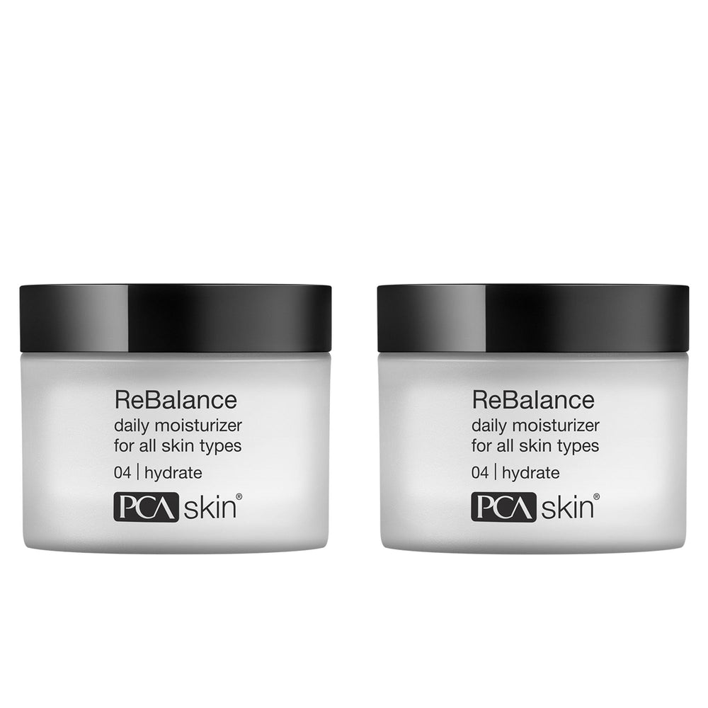 PCA SKIN ReBalance bottle with pump for easy daily hydration.