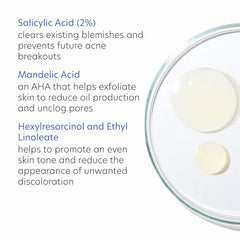PCA SKIN 2% salicylic acid formula for deeper pore cleansing.