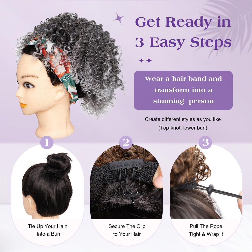 Pcololin low ponytail style for casual chic looks.