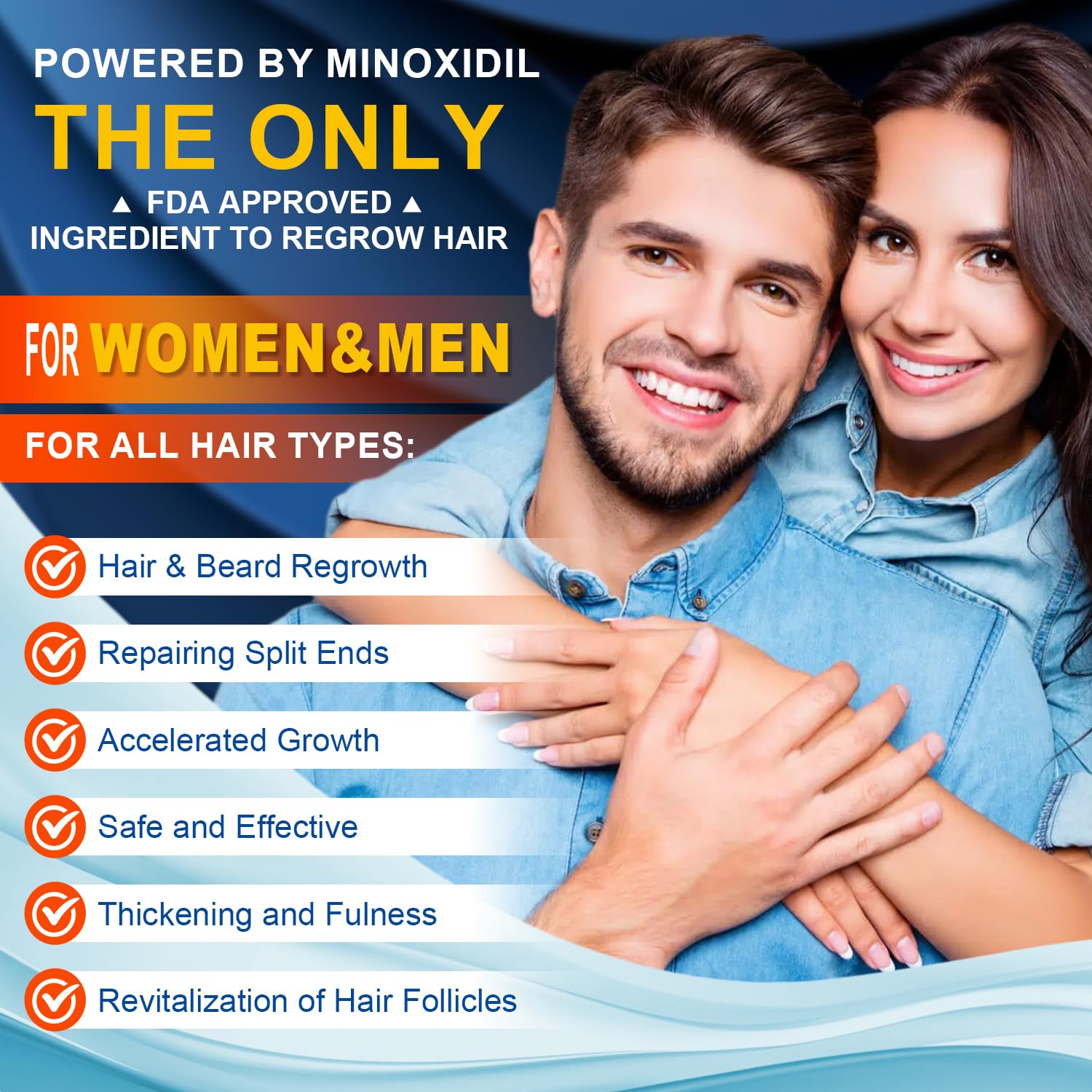 Pdam Minoxidil women usage scene in daily routine.