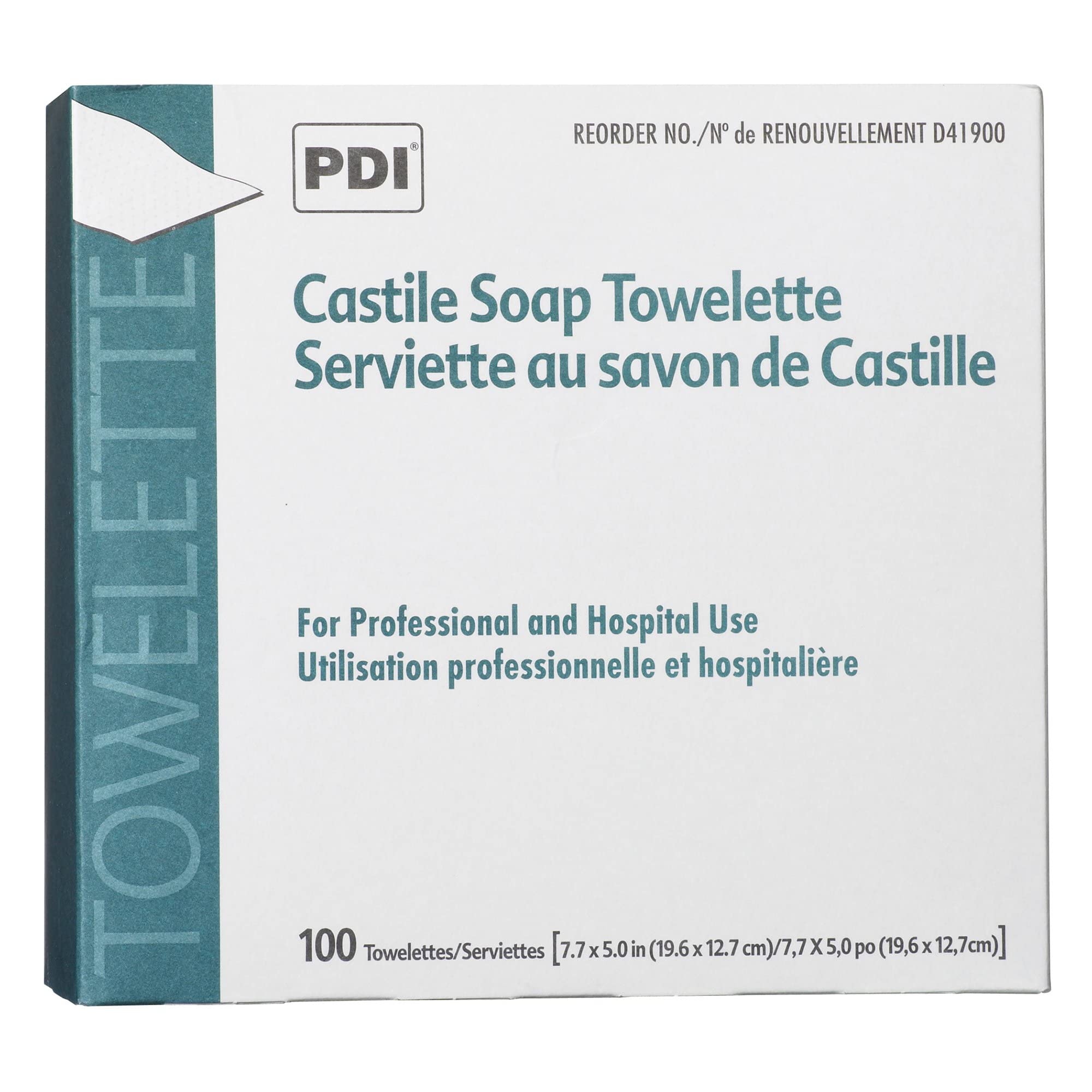 PDI Castile Soap Towelettes single-use wraps promote hygienic, convenient personal care on the go.