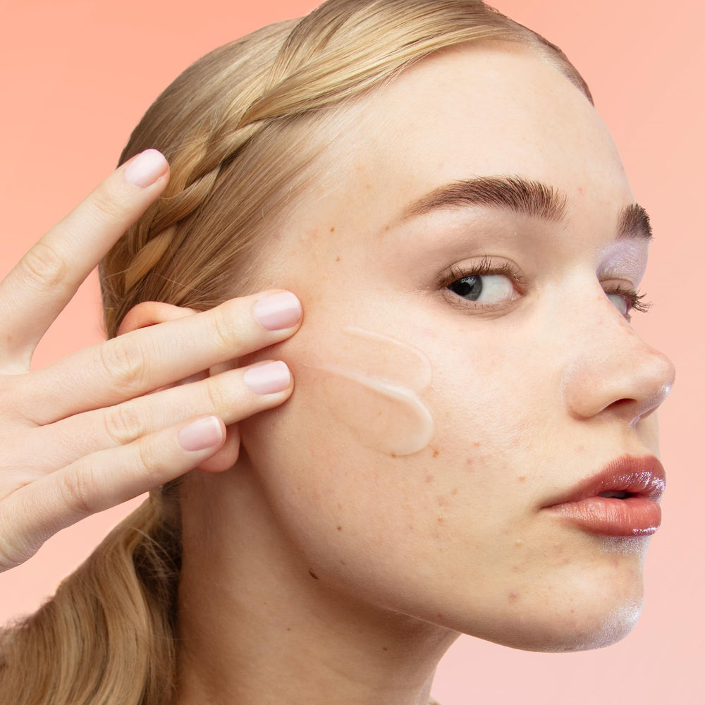 PEACE OUT Acne Gel Moisturizer ceramide complex supports moisture barrier health.