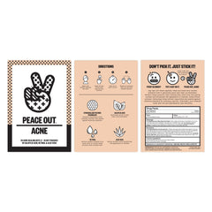 Peace Out Acne Healing Dots work overnight to target blemishes while you sleep