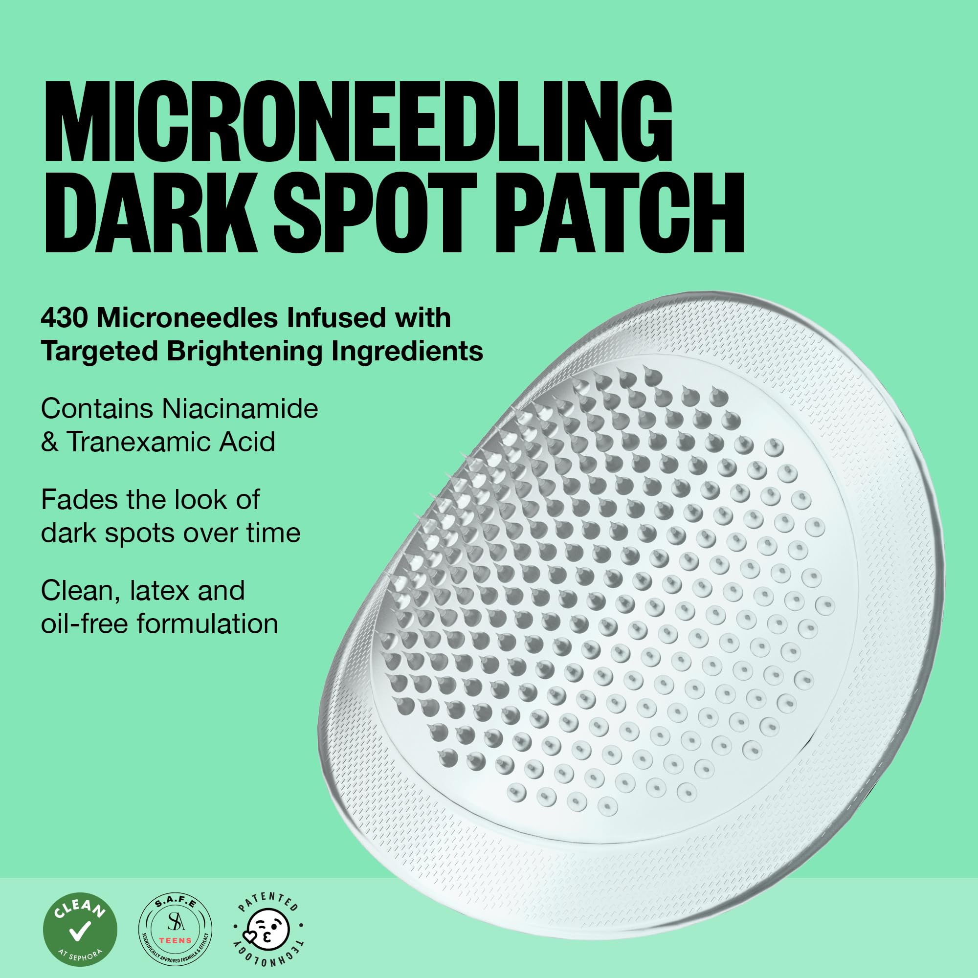 PEACE OUT Dots ingredients Niacinamide and licorice support an even tone.