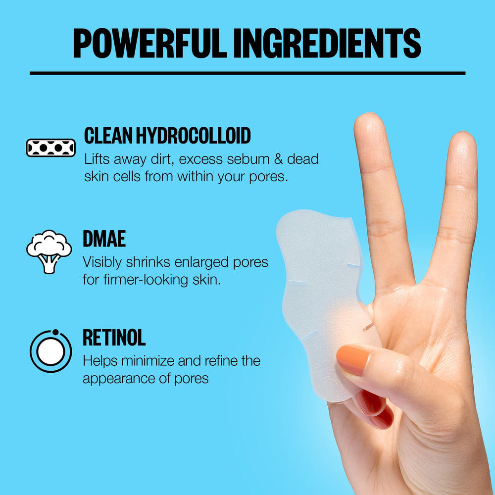 Peace Out oil-absorbing strip reduces shine on contact.