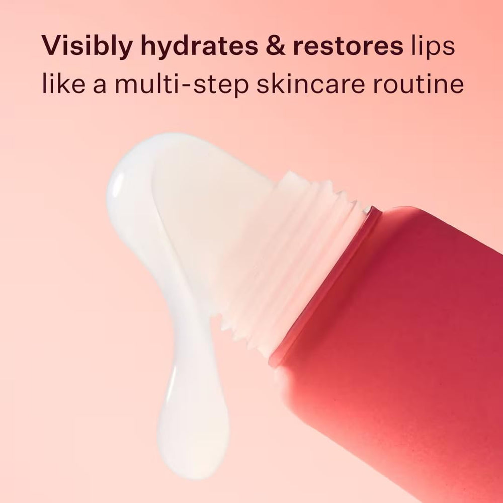 Close-up of applicator applying Peach & Lily balm for easy, comfortable glide