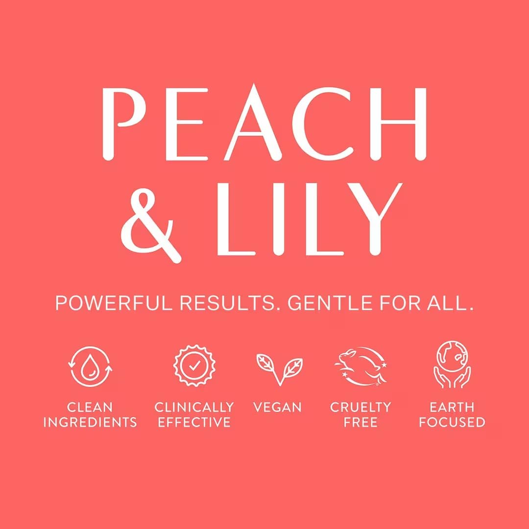 Peach & Lily Ginger Melt Oil Cleanser rinse-off with water.