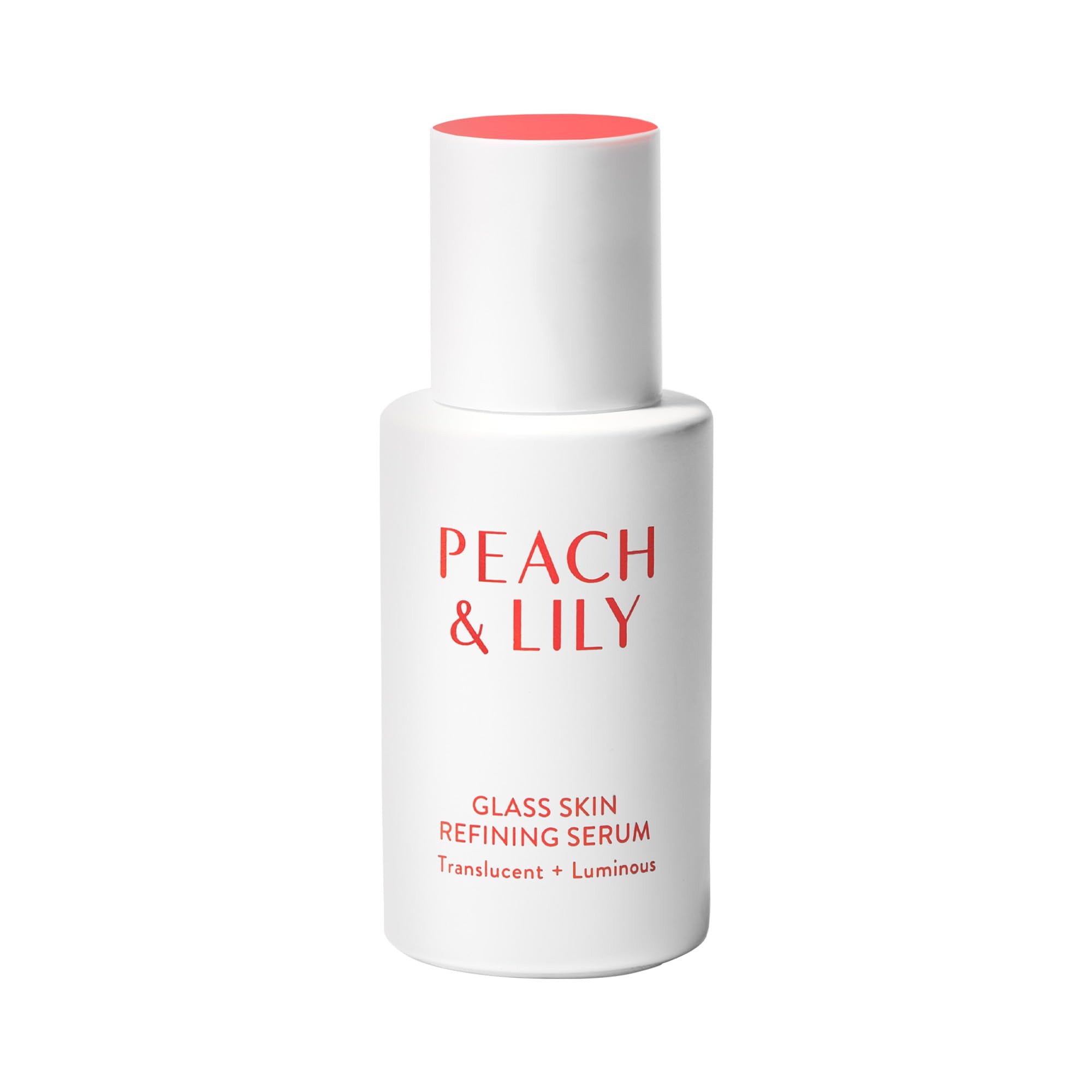 Peach & Lily glass-skin serum bottle ready for daily hydration and glow.