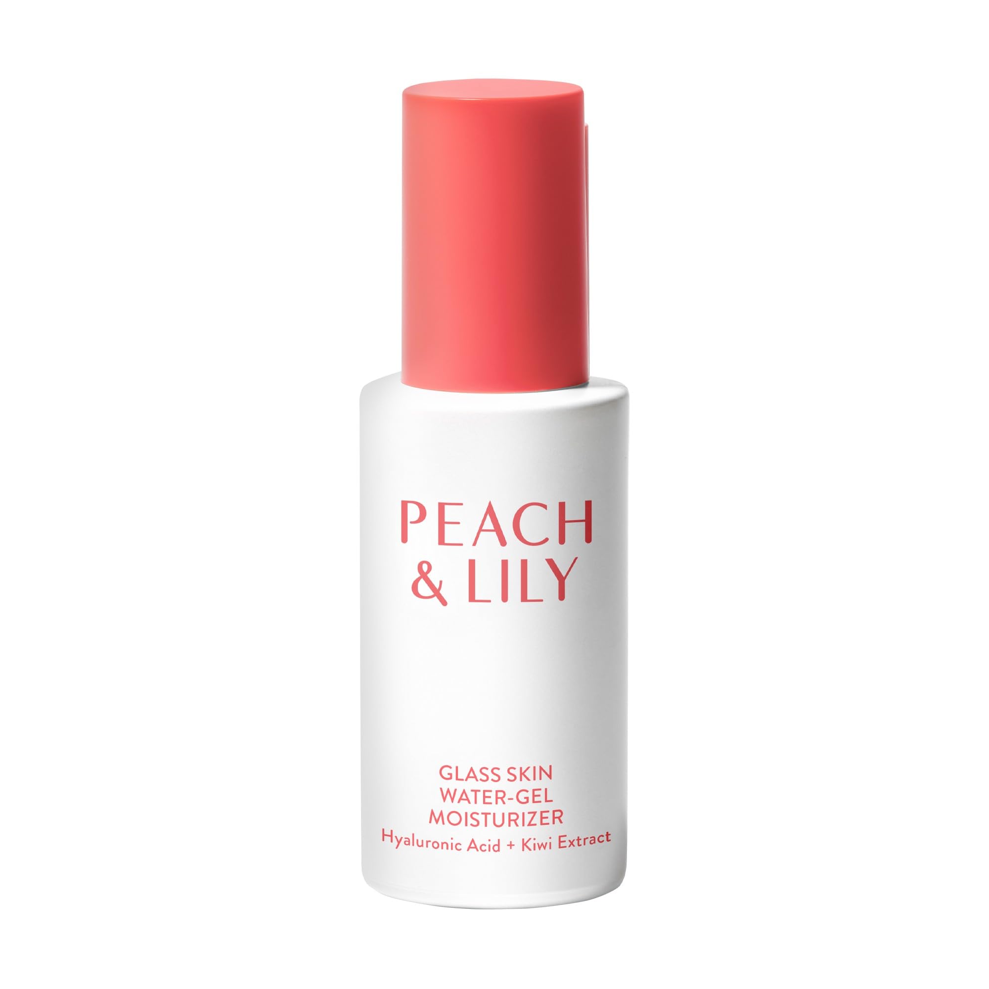 Peach and Lily Glass Skin Water-Gel bottle for lightweight, shine-free hydration.