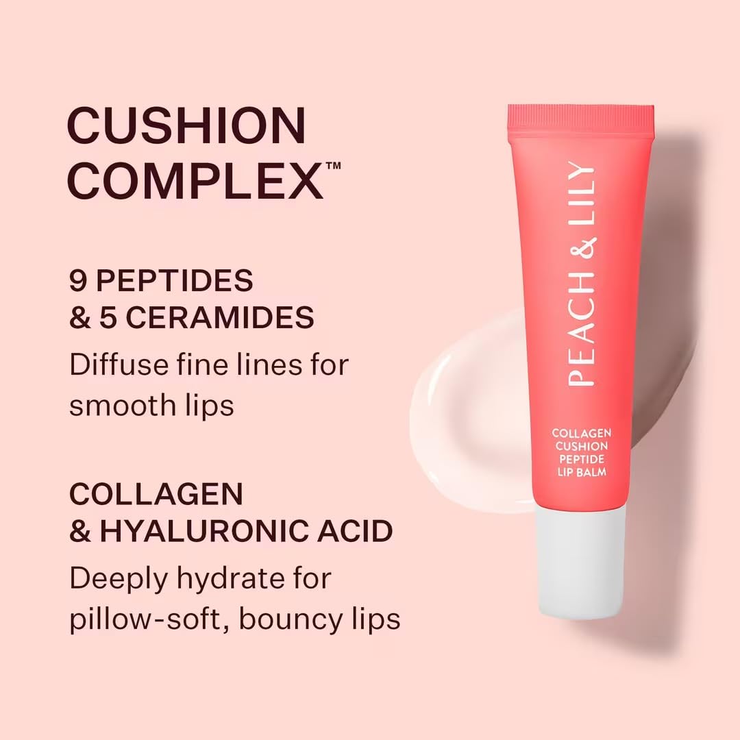 Close-up of the balm texture emphasizing a cushiony, smooth lip finish