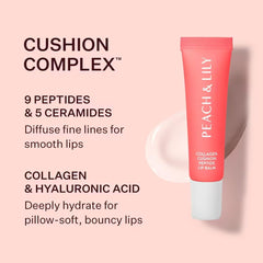 Close-up of the balm texture emphasizing a cushiony, smooth lip finish