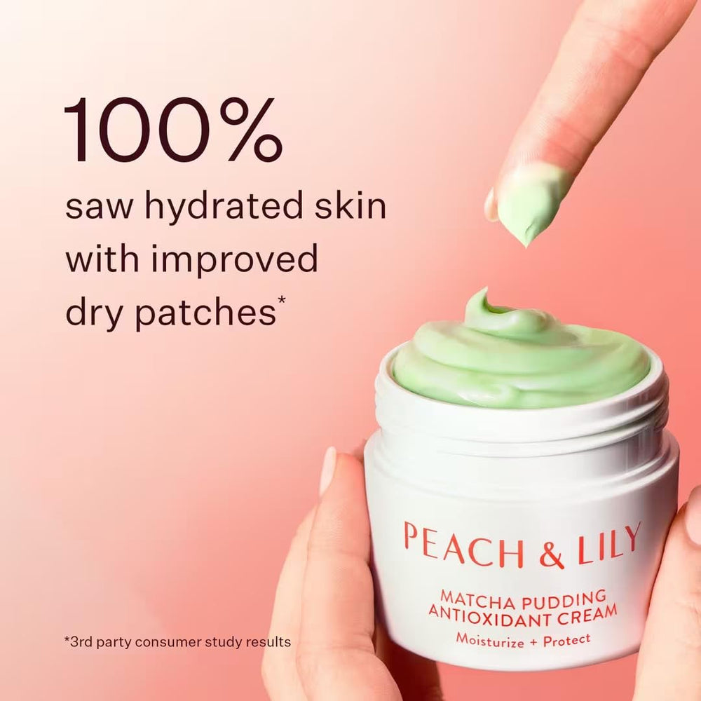 Ingredients highlight: green tea matcha in Peach & Lily Cream