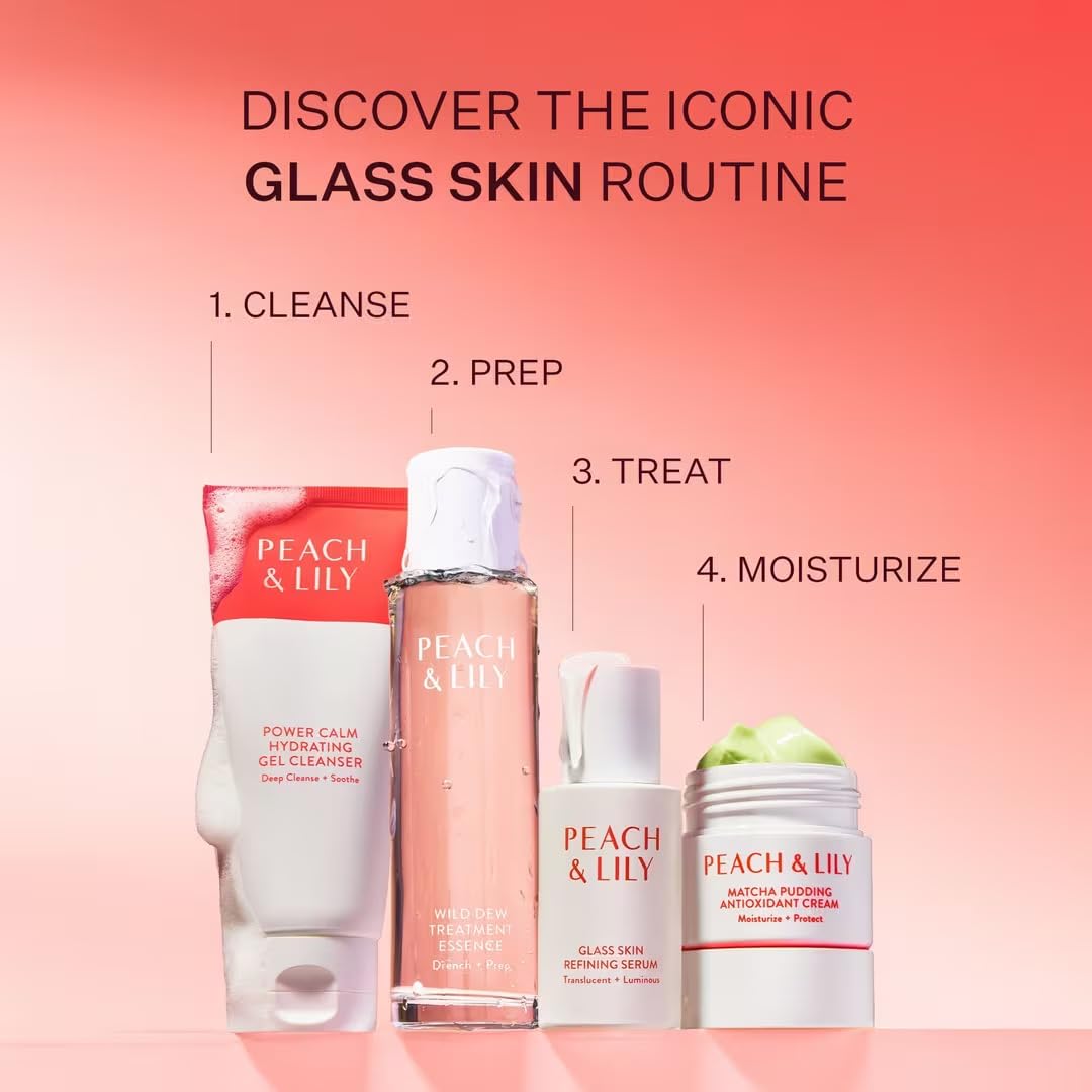 Peach & Lily packaging logo emphasizing Korean skincare heritage