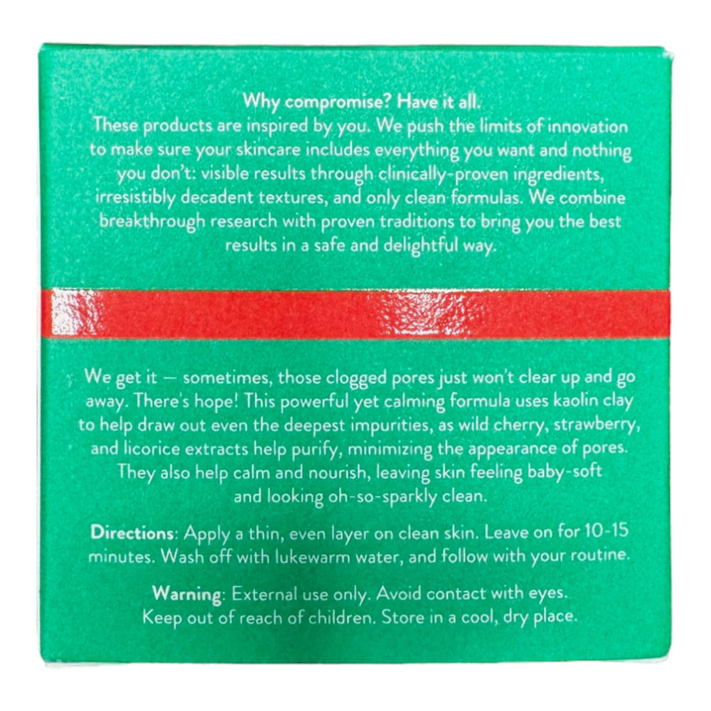Peach & Lily ingredients display wild cherry, strawberry, licorice extracts