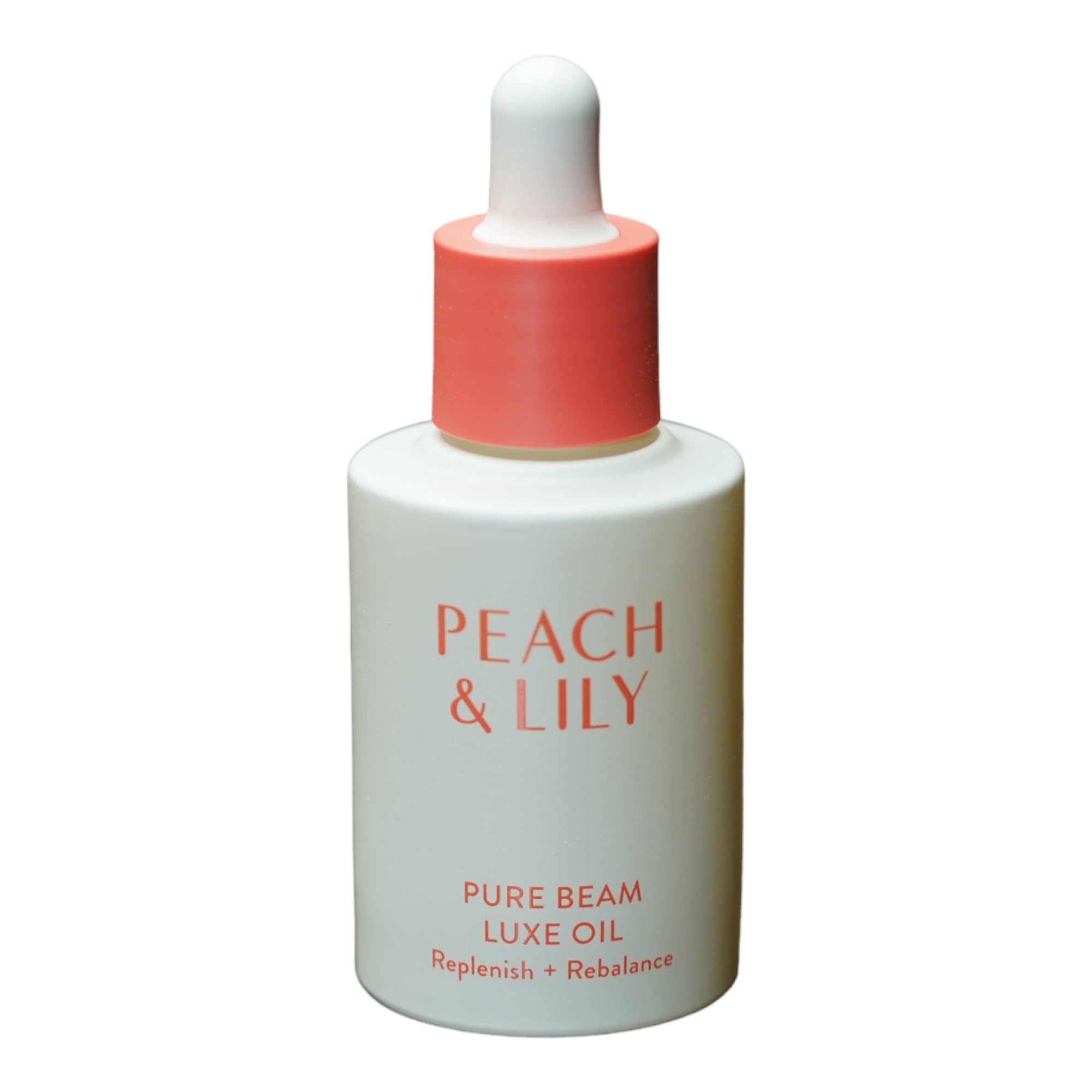 Peach & Lily Pure Beam Luxe Oil bottle pump demonstrates easy, precise application