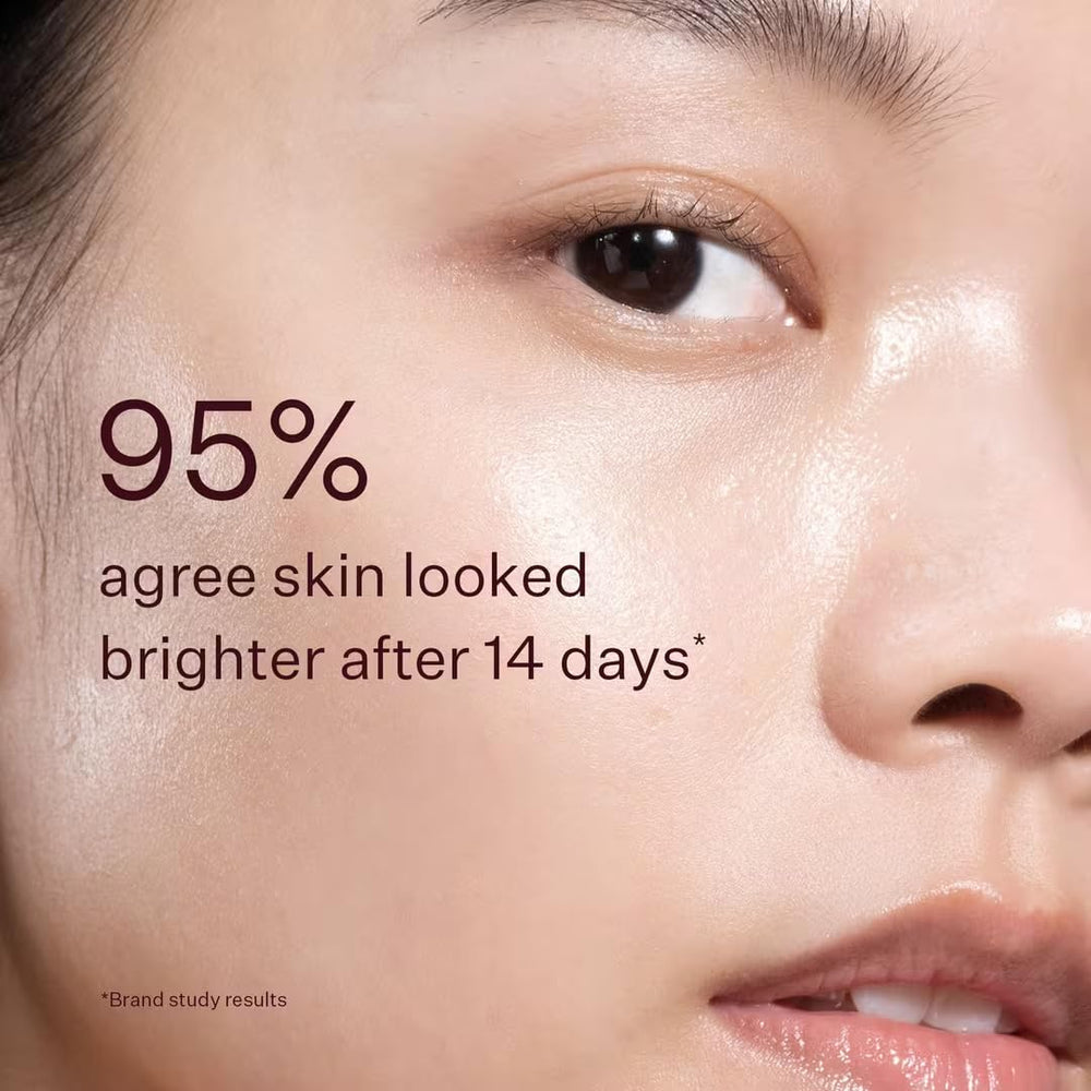 Peach & Lily Transparen-C Pro Moisturizer texture closeup shows smooth cream
