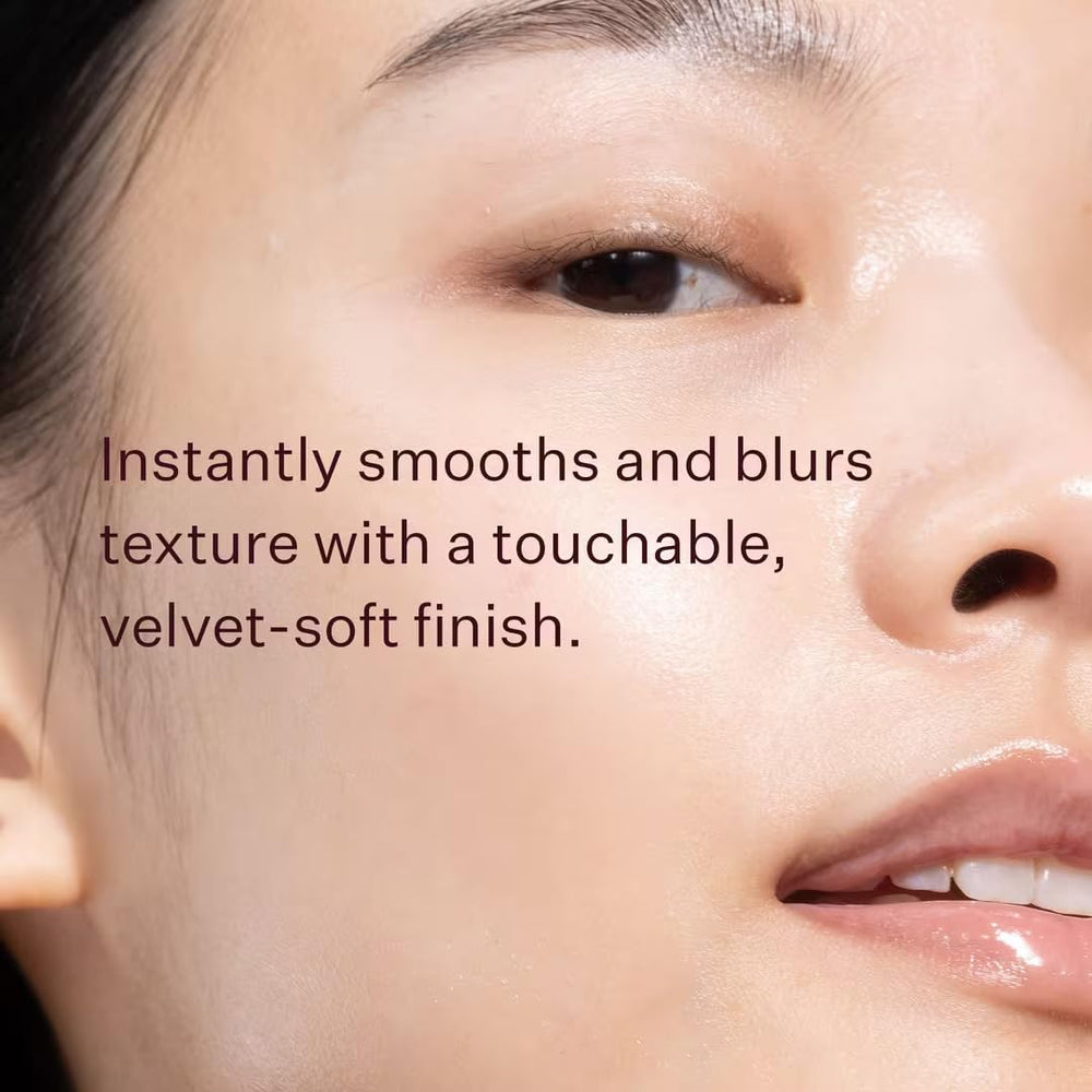 Peach Lily Velvet Biome Ointment texture swatch shows lightweight, non-greasy hydration.