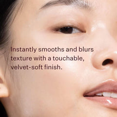 Peach Lily Velvet Biome Ointment texture swatch shows lightweight, non-greasy hydration.