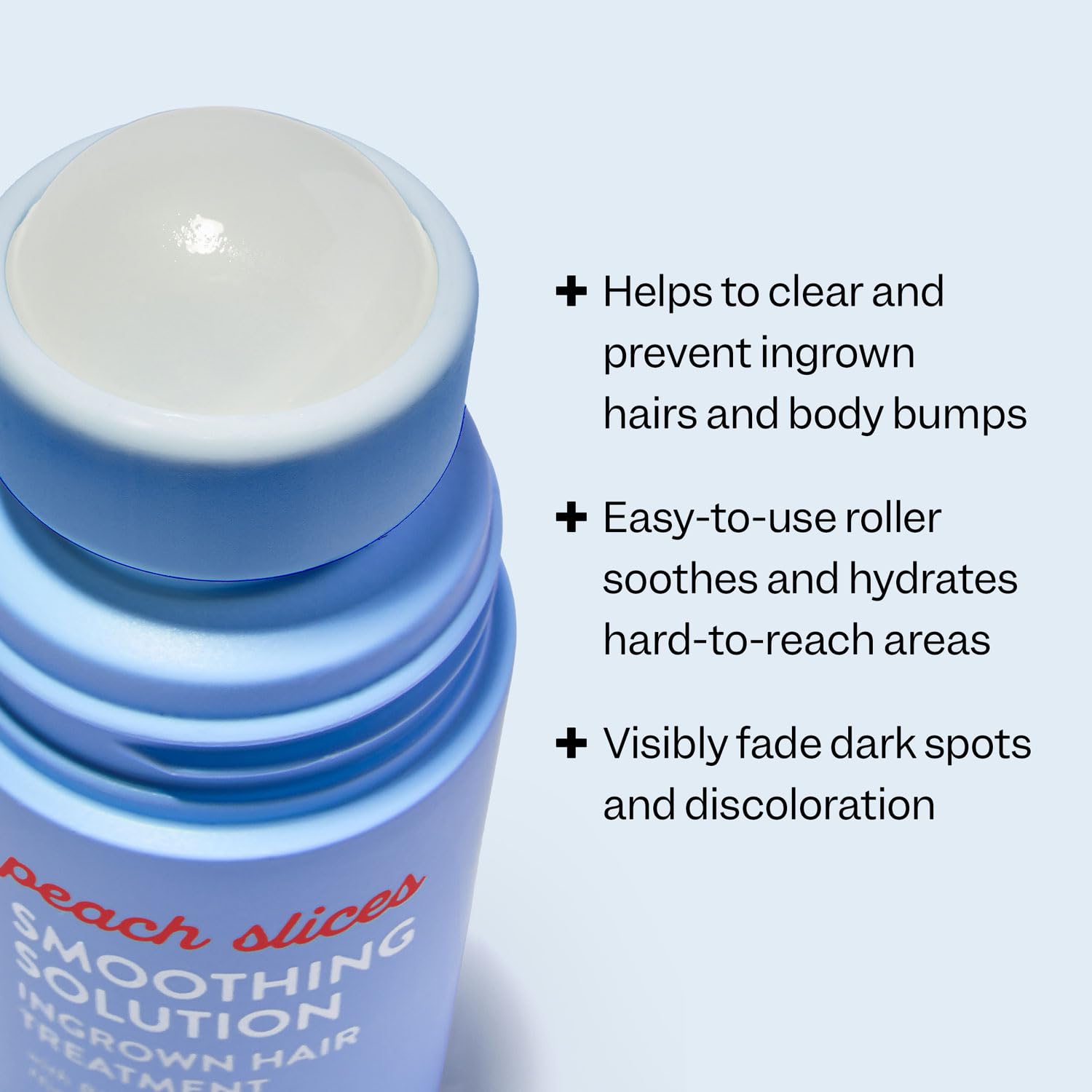 Peach Slices 360 roller technology enables even coverage on hard-to-reach areas.