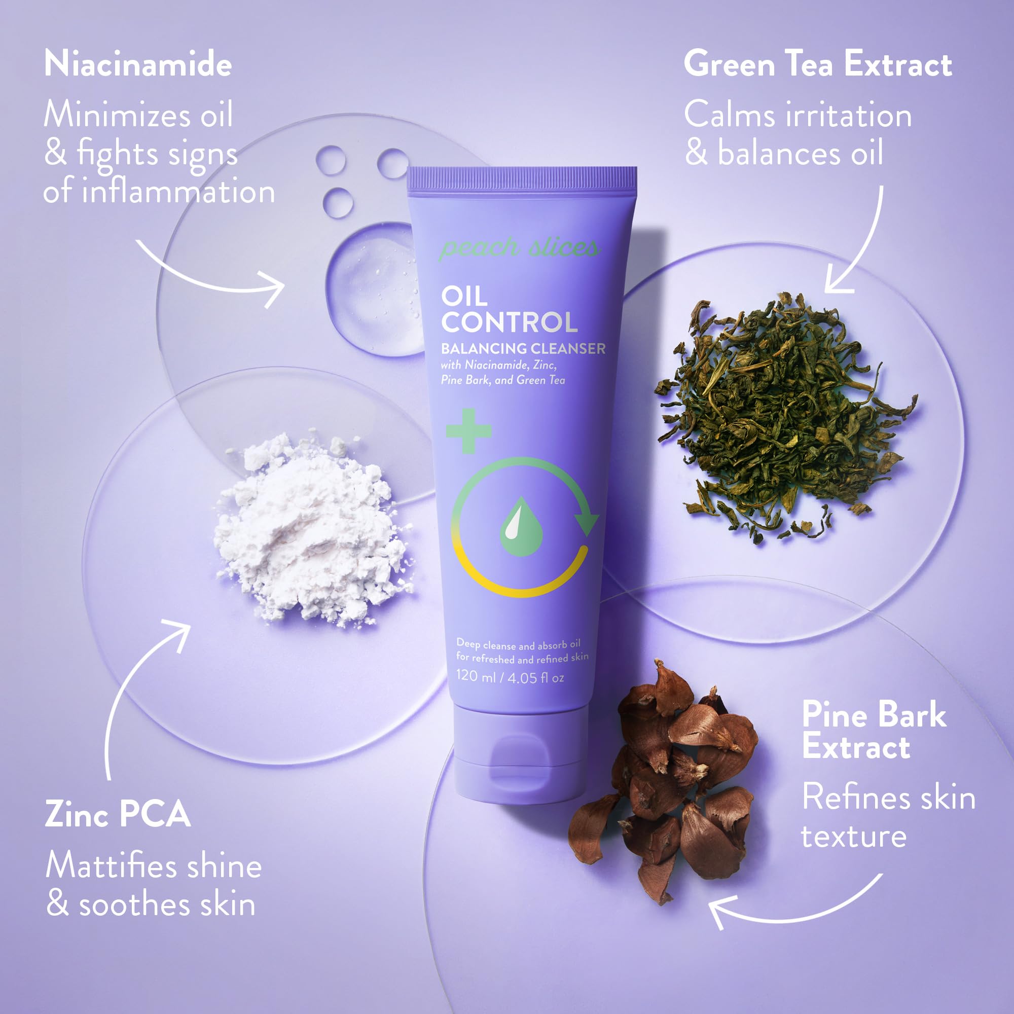 Peach Slices green tea extract image shows antioxidant-rich care for everyday use