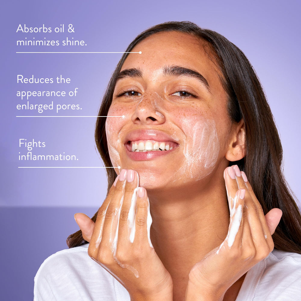 Peach Slices oil-control cleanser closeup zinc PCA aids balanced oil production for calmer skin