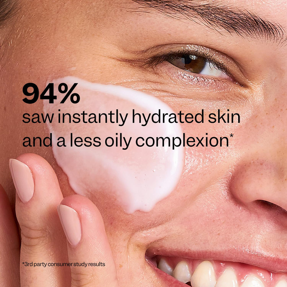 Label on Peach Slices moisturizer notes ingredients and 0.5% salicylic acid