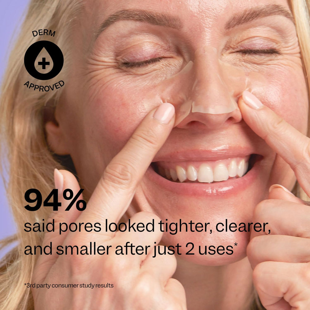 Peach Slices patch in blister pack highlights compact, travel-friendly skincare.