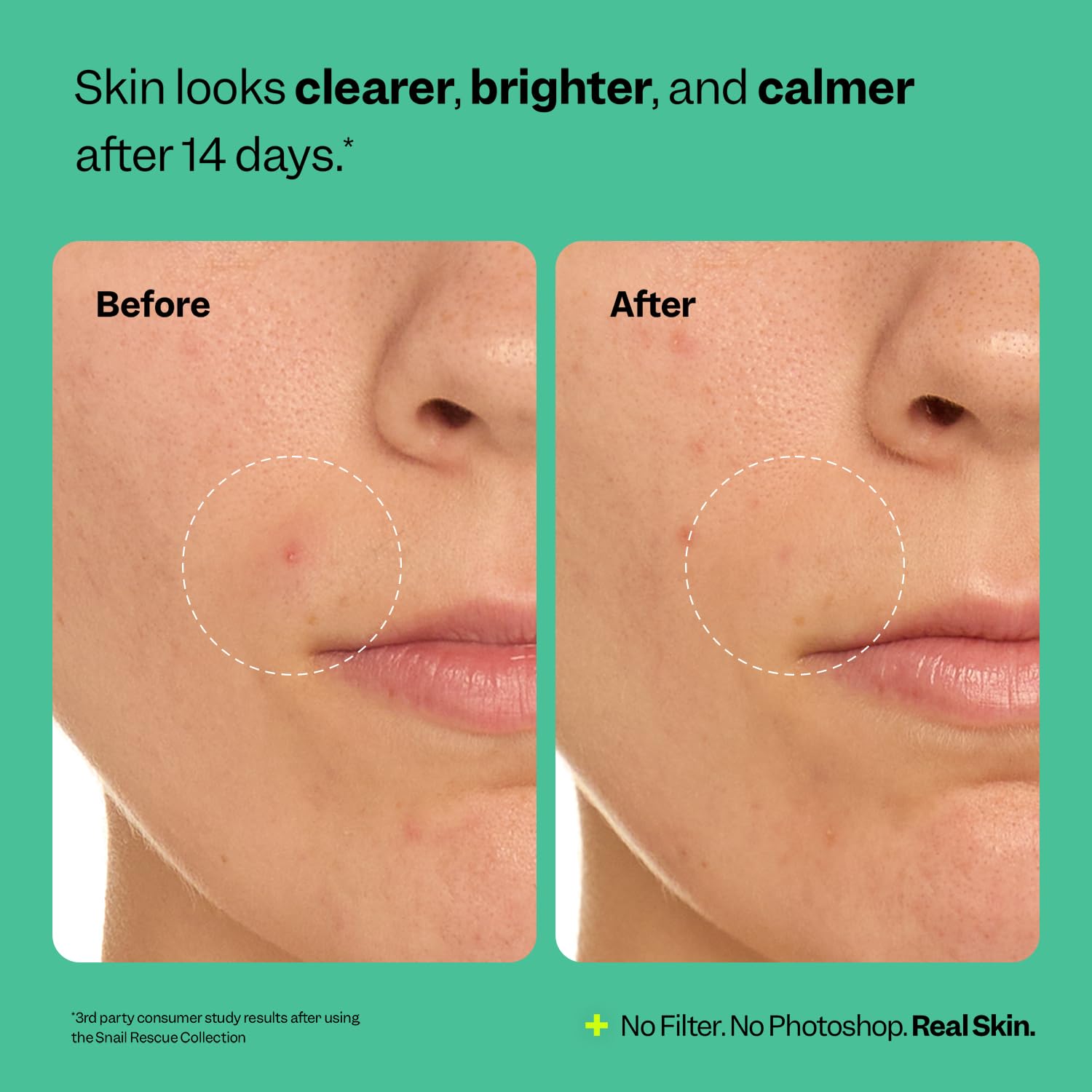 Peach Slices Snail Rescue Purifying Cleanser packaging display; vegan branding
