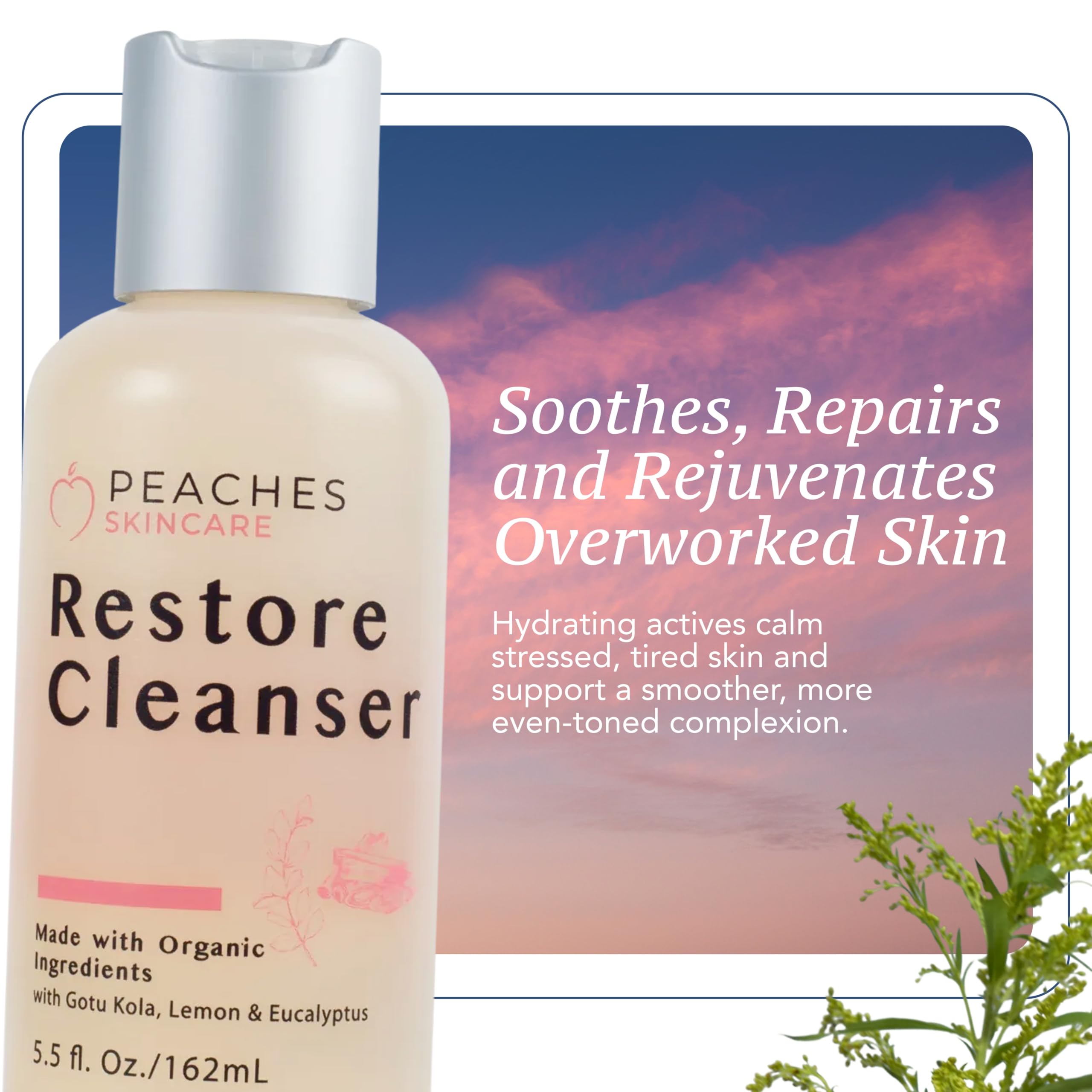 Peaches Skin Care rose hip oil blend supports soft, comfortable skin after activity.
