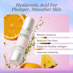 Peaches Skin Care vitamin E component highlights nourishing properties.