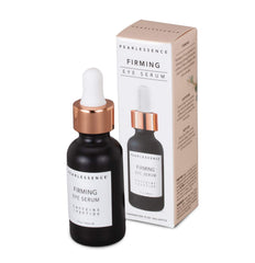 Pearlessence Firming Eye Serum packaging box highlights cruelty-free USA-made product