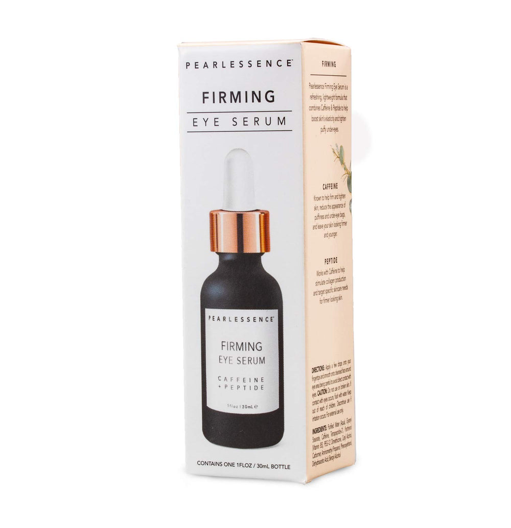 Pearlessence Firming Eye Serum texture close-up shows smooth, fast-absorbing consistency