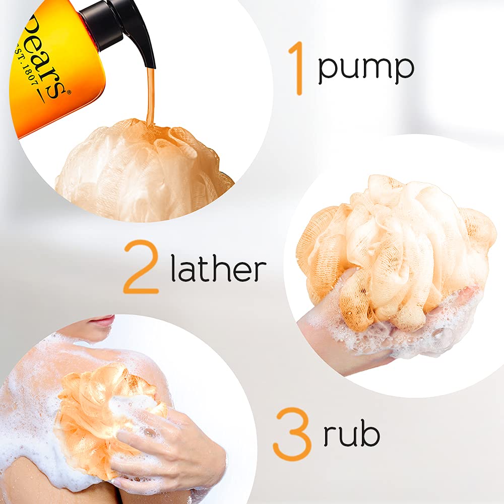 Pears Pure & Gentle gel shower applied on skin suggests soft, smooth results.